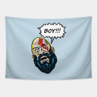 Boy!!! God of War - Kratos Tapestry