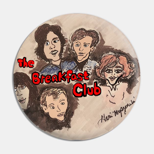 The Breakfast Club Pin by TheArtQueenOfMichigan 