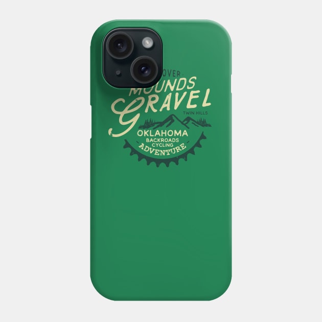 Mounds Gravel Cycling Adventure - Green Phone Case by jbfatcats