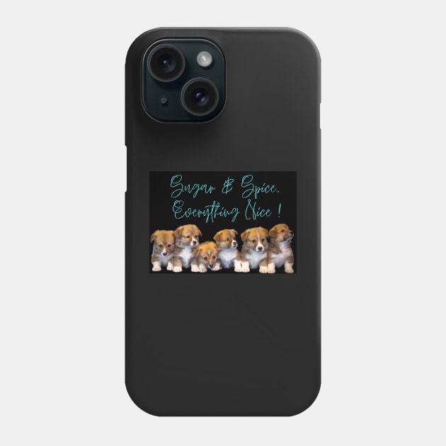 Time Spent With Dogs Is Never Wasted Phone Case by BRIJLA