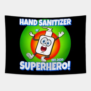 Hand Sanitizer Superhero! Tapestry