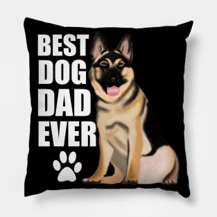 Best Dog Dad Ever German Shepherd Pillow