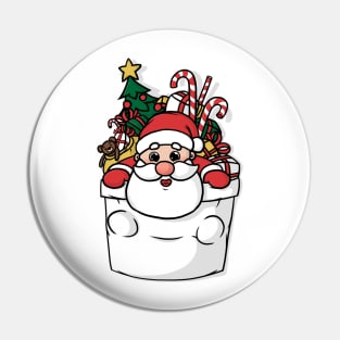 Cute Pocket Santa Pin