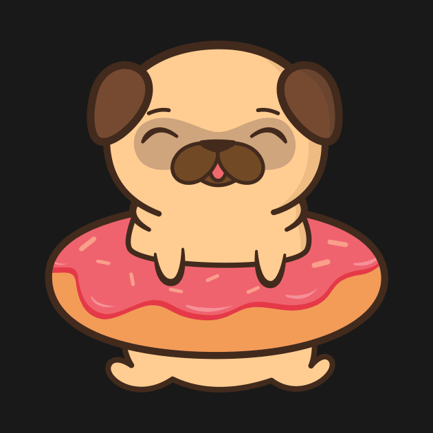 Cute and Kawaii Adorable Pug by happinessinatee