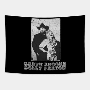 garth brooks // black white design (23) Tapestry