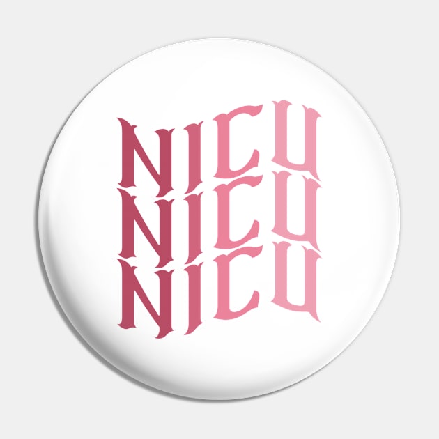 Retro Nicu Nurse Gift For Women - NICU Gift Pin by GlobalViews