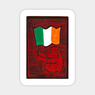 Irish Flag Ape Magnet