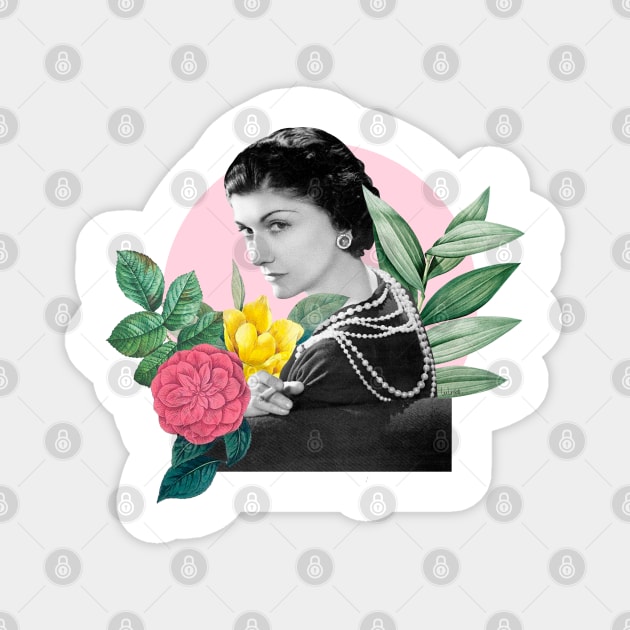 Coco Chanel Collage - Coco Chanel - Magnet