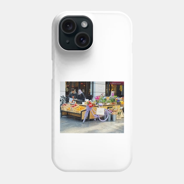 Israel, Tel Aviv. Sarona Juice Stand Phone Case by UltraQuirky