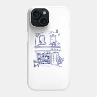 Neighborhood Bookshop Sticker Phone Case