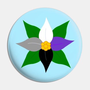 Pride Poinsettia Pin