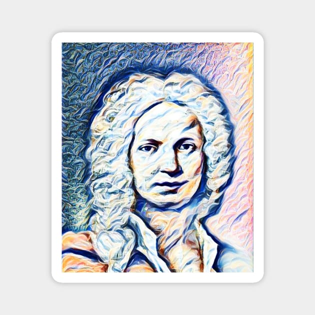 Antonio Vivaldi Portrait | Antonio Vivaldi Artwork 12 Magnet by JustLit