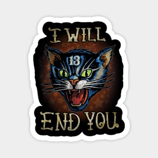 CAT OF DESTRUCTION Magnet