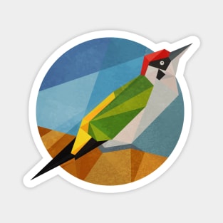 Green Woodpecker Magnet