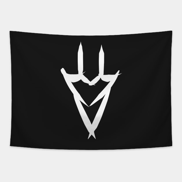 Dragoon (white) v2 Tapestry by DeLyss-Iouz