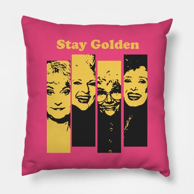 golden girls Pillow by Verge of Puberty