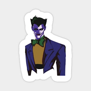 The Dot-Eyed Joker - Dark Fan Art Magnet