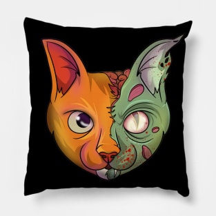 Undead Zombie Cat Pillow