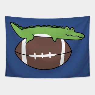 Football and Little Alligator Tapestry