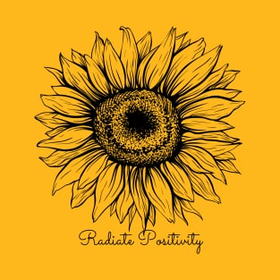 Radiate Positivity Sunflower T-Shirt