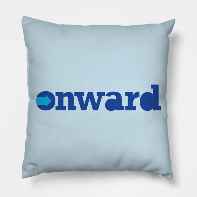onward Pillow by directdesign