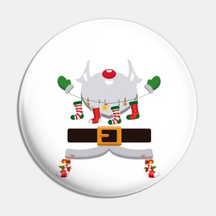 Dentist Claus Santa Christmas Costume Pajama Pin