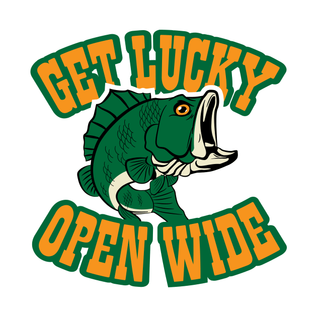 Get Lucky Open Wide Fishing by BlueSkyTheory