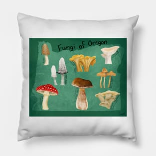 Fungi of Oregon Pillow