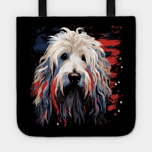 Patriotic Komondor Tote