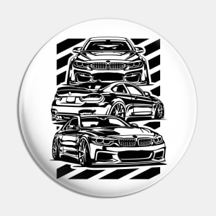 M4 Coupe Stance F82 Germany sport T shirt sticker Pin