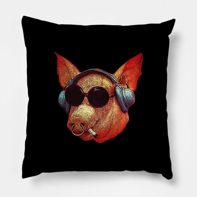 Blodwyn Pig Pillow by MichaelaGrove