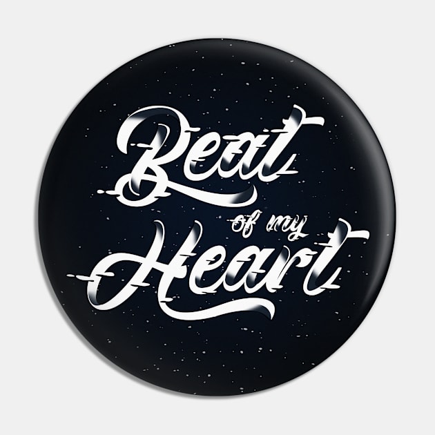 Beat Of My Heart | Typography & Lettering Pin by Lumos19Studio