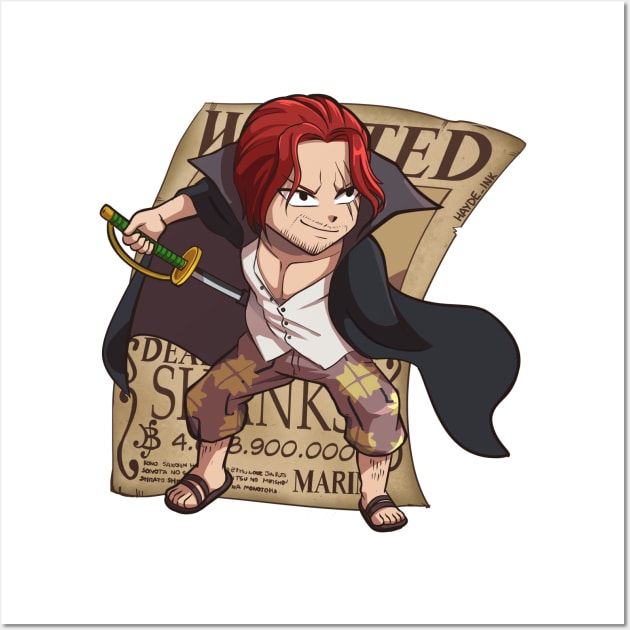 Wanted Shanks Le Roux in One Piece Sticker by ArtSpiritGood