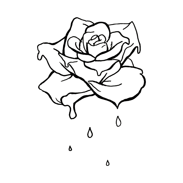 Rose Rain by deadlydelicatedesigns