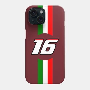 Charles Leclerc Italian Number 16 Phone Case