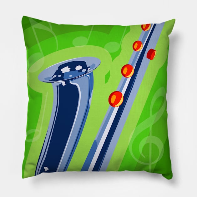 Saxophone Pillow by MonkeyMade