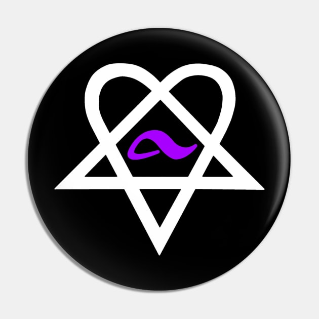 Bam Margera Heartagram HIM Adio Footwear Pin by The_Shape