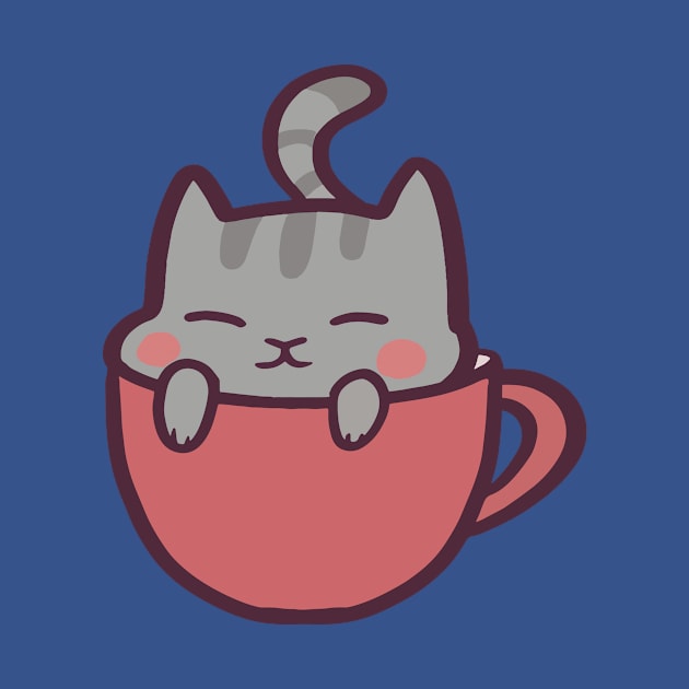 If the Mug Fits Cute Cat Sitting Classic 1 by MarlinsForemans