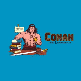 Conan the Librarian Colored Horizontal T-Shirt