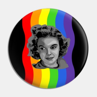 Judy Garland Portrait Pin