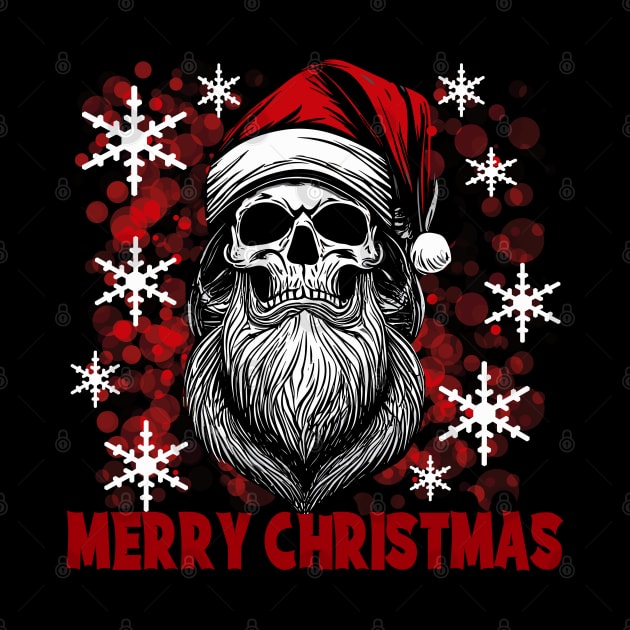 Santa Skull Collection 4 Red by DNT Designs