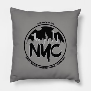 I love NEW YORK CITY Pillow