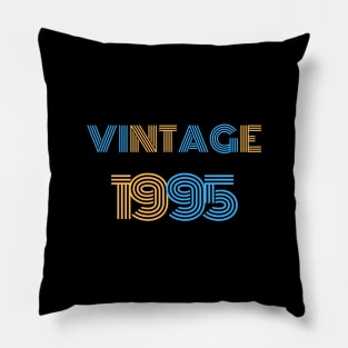 Vintage 1995 - 25th Birthday Gift Pillow