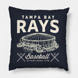 Tampa Bay Rays 1 by Buck Tee Originals Pillow