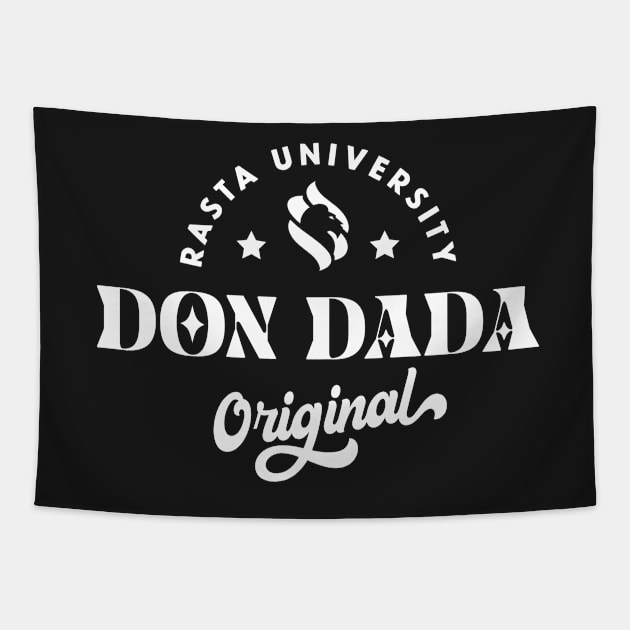 Rasta University Don Dada Original Reggae Tapestry by rastauniversity