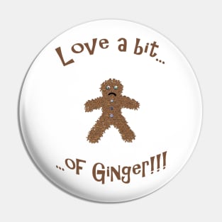 Gingerbread Man made from Gingerbread Men & Women Pin