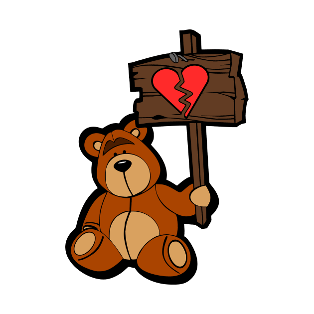 Sad bear by scdesigns