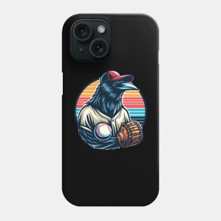 crows play baseball Phone Case