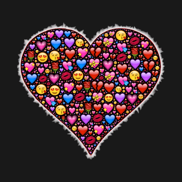 A Heart Full of Love Emojis by PatrioTEEism