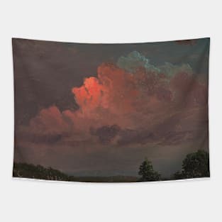 Nightfall near Olana by Frederic Edwin Church Tapestry